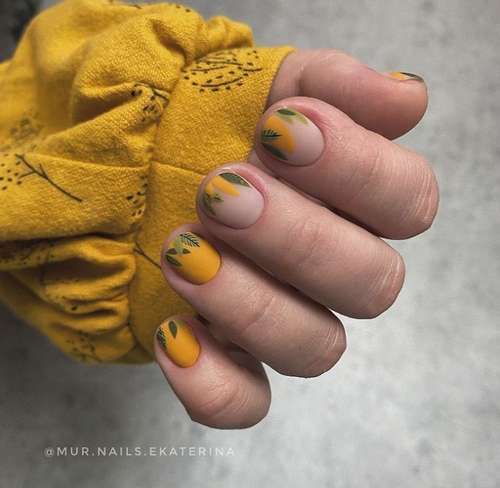 Осенний маникюр 2021 на короткие ногти: фото, тенденции дизайна