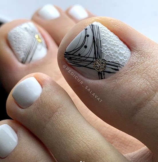 Свадебный педикюр: 70 самых нежных и красивых идей