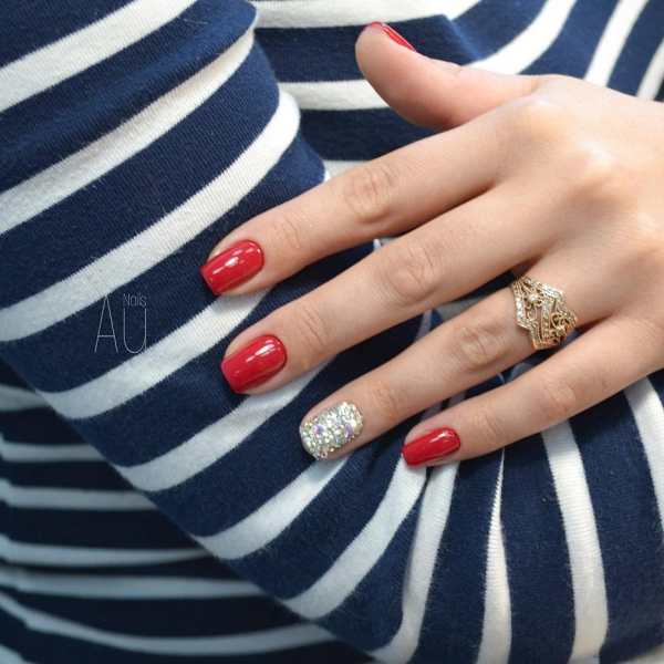 Короткие красные ногти: 87 привлекательных идей для уверенных в себе женщин
