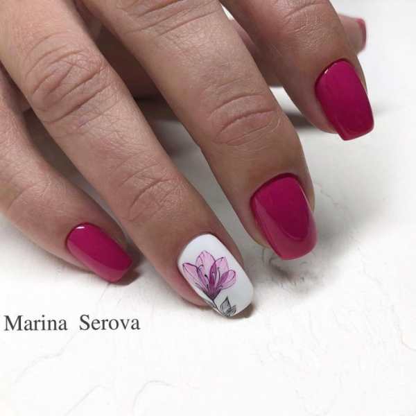Дизайн ногтей на 8 марта (61 фото)
